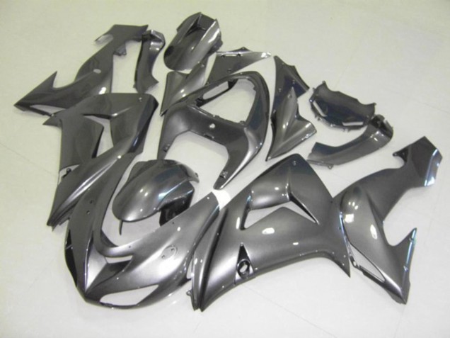 Silver Gloss 2006-2007 Kawasaki ZX10R Motorcycle Fairing Silver Gloss 2006-2007 Kawasaki ZX10R Motorcycle Fairing