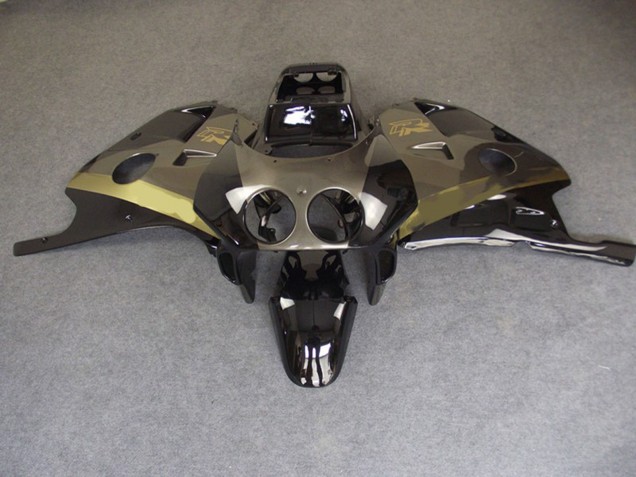 Silver Gold and Black 1990-1998 Honda CBR250RR Motorcycle Fairing Silver Gold and Black 1990-1998 Honda CBR250RR Motorcycle Fairing