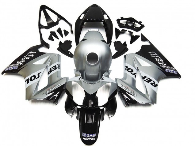 Silver Repsol 2002-2012 Honda VFR800 Motorcycle Fairing Silver Repsol 2002-2012 Honda VFR800 Motorcycle Fairing
