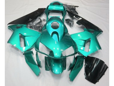 Teal Plain 2003-2004 Honda CBR600RR Motorcycle Fairing