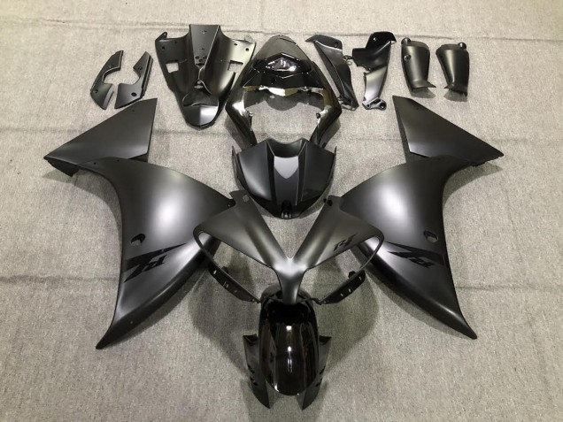Total Black 2012-2014 Yamaha R1 Motorcycle Fairing Total Black 2012-2014 Yamaha R1 Motorcycle Fairing