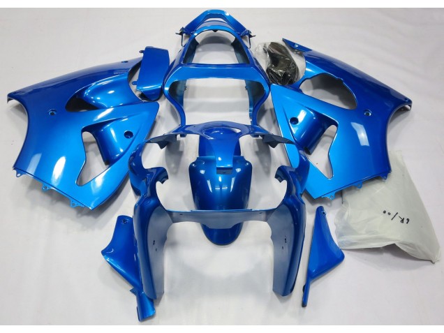 Vibrant Blue 2000-2002 Kawasaki ZX6R Motorcycle Fairing Vibrant Blue 2000-2002 Kawasaki ZX6R Motorcycle Fairing