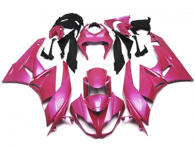 Vibrant Gloss Pink 2009-2012 Kawasaki ZX6R Motorcycle Fairing Vibrant Gloss Pink 2009-2012 Kawasaki ZX6R Motorcycle Fairing