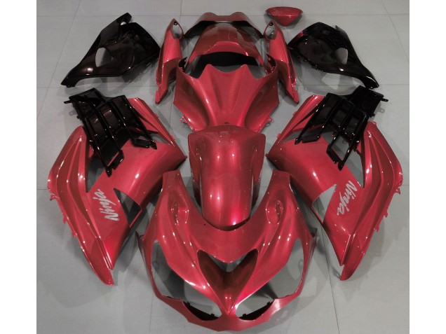 Vibrant Red 2012-2021 Kawasaki ZX14R Motorcycle Fairing Vibrant Red 2012-2021 Kawasaki ZX14R Motorcycle Fairing