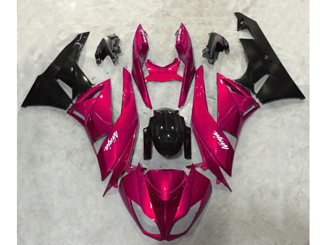 Vibrant Red Gloss 2009-2012 Kawasaki ZX6R Motorcycle Fairing Vibrant Red Gloss 2009-2012 Kawasaki ZX6R Motorcycle Fairing