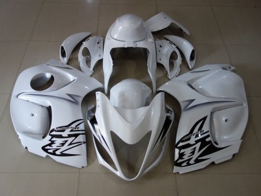 White 2008-2020 Suzuki GSXR 1300 Hayabusa Motorcycle Fairing