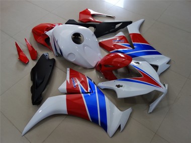 White Red and Blue 2012-2016 Honda CBR1000RR Motorcycle Fairing