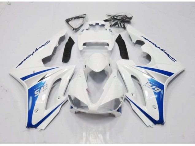 White and Blue Style 2006-2008 Triumph Daytona 675 Motorcycle Fairing White and Blue Style 2006-2008 Triumph Daytona 675 Motorcycle Fairing