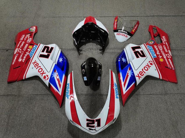 Xerox 2007-2014 Ducati Ducati 848 1098 1198 Motorcycle Fairing Xerox 2007-2014 Ducati Ducati 848 1098 1198 Motorcycle Fairing