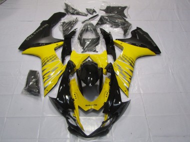 Yellow Matte Black 2011-2024 Suzuki GSXR 600-750 Motorcycle Fairing