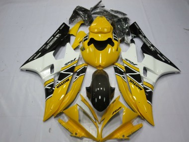 Yellow Motul OEM Style 2006-2007 Yamaha R6 Motorcycle Fairing