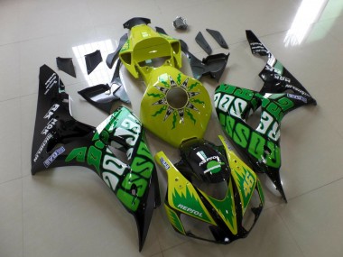 Yellow Rossi 2006-2007 Honda CBR1000RR Motorcycle Fairing