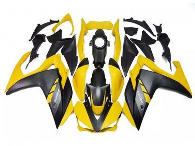 Yellow and Black 2015-2018 Yamaha R3 Motorcycle Fairing Yellow and Black 2015-2018 Yamaha R3 Motorcycle Fairing