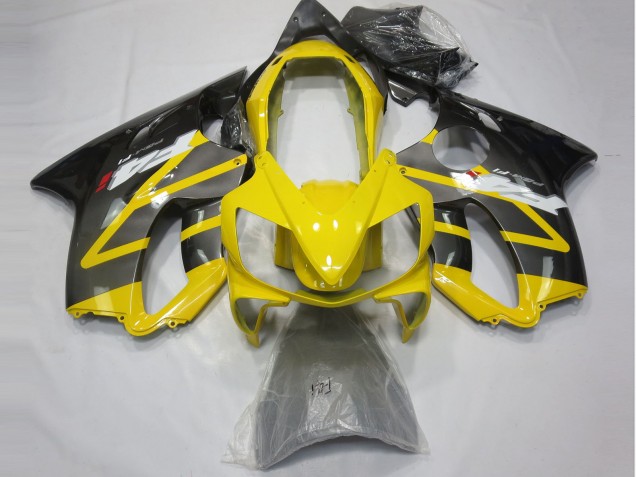 Yellow and Silver 2004-2007 Honda CBR600 F4i Motorcycle Fairing Yellow and Silver 2004-2007 Honda CBR600 F4i Motorcycle Fairing